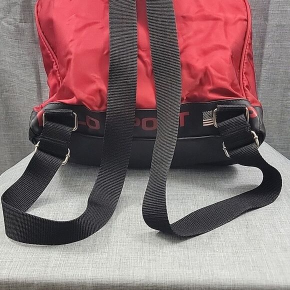 Polo sport Ralph Lauren VTG mini backpack red nylon 90s retro main image 10
